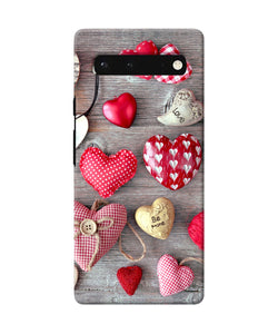 Heart gifts Google Pixel 6 Back Cover