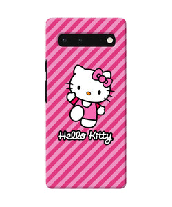 Hello kitty pink Google Pixel 6 Back Cover