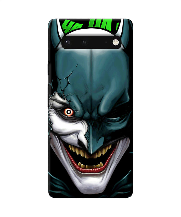 Batman joker smile Google Pixel 6 Back Cover