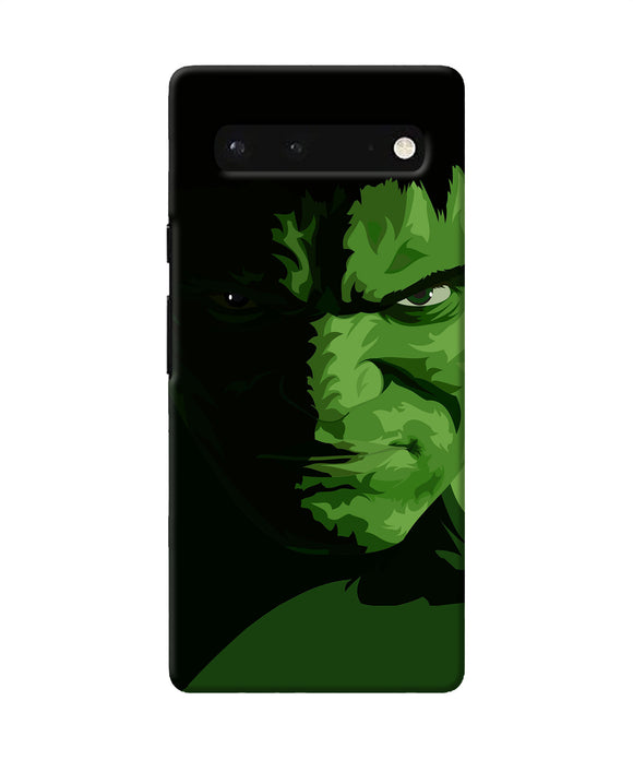 Hulk green painting Google Pixel 6 Back Cover