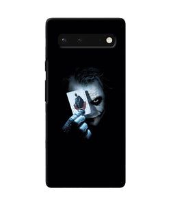 Joker dark knight card Google Pixel 6 Back Cover