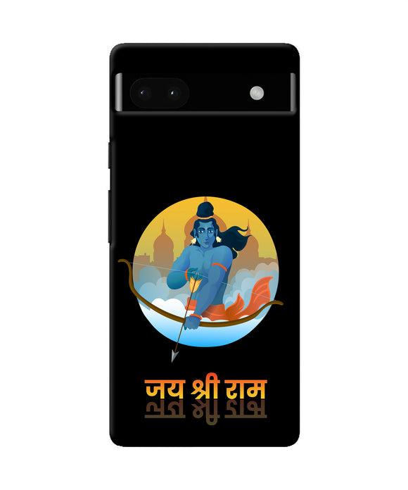 Black Jay Shree Ram Google Pixel 6A Back Cover