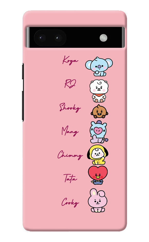 BTS names Google Pixel 6A Back Cover