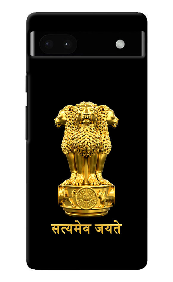 Satyamev Jayate Golden Google Pixel 6A Back Cover