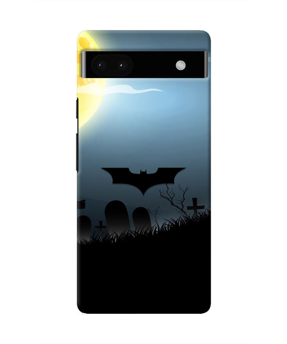 Batman Scary cemetry Google Pixel 6A Real 4D Back Cover