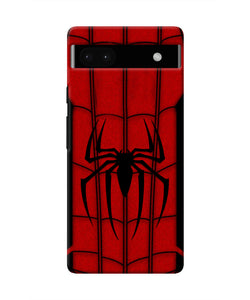 Spiderman Costume Google Pixel 6A Real 4D Back Cover