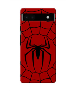 Spiderman Web Google Pixel 6A Real 4D Back Cover