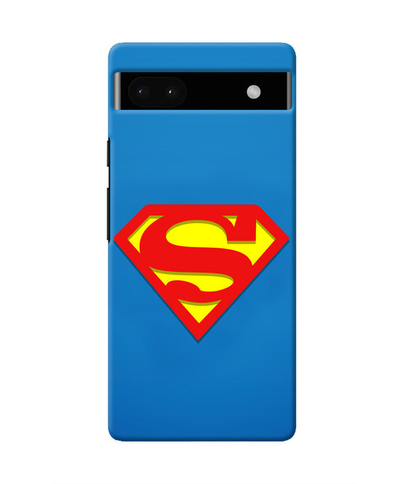 Superman Blue Google Pixel 6A Real 4D Back Cover