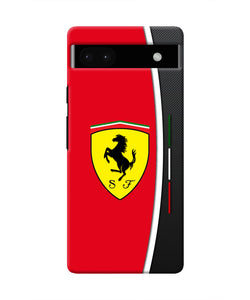 Ferrari Abstract Google Pixel 6A Real 4D Back Cover