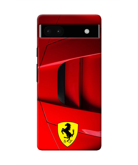 Ferrari Car Google Pixel 6A Real 4D Back Cover