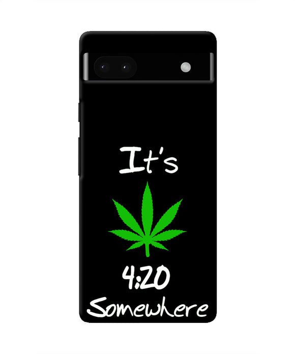 Weed Quote Google Pixel 6A Real 4D Back Cover