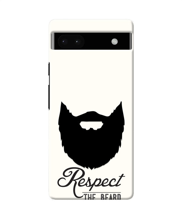 Respect the Beard Google Pixel 6A Real 4D Back Cover
