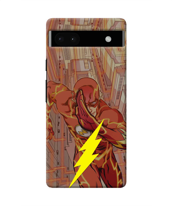Flash Running Google Pixel 6A Real 4D Back Cover