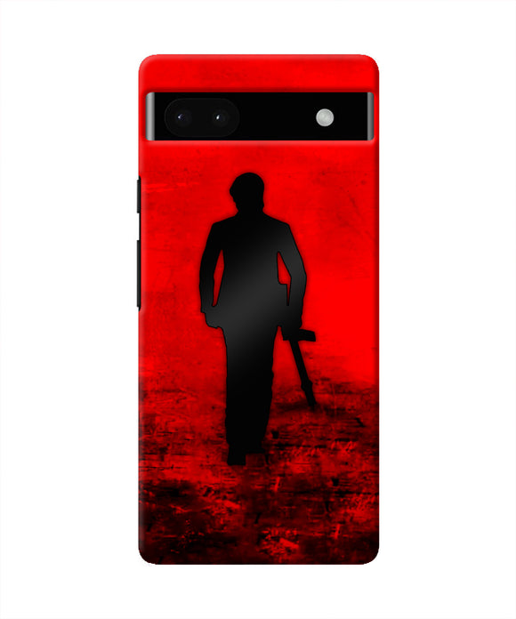 Rocky Bhai with Gun Google Pixel 6A Real 4D Back Cover