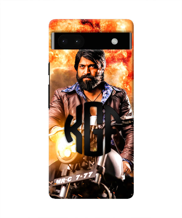 Rocky Bhai on Bike Google Pixel 6A Real 4D Back Cover