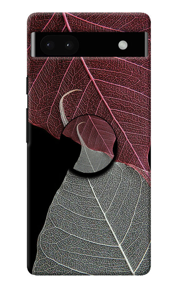 Leaf Pattern Google Pixel 6A Pop Case