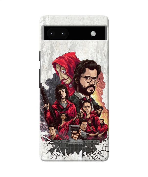 Money Heist Poster Google Pixel 6A Back Cover