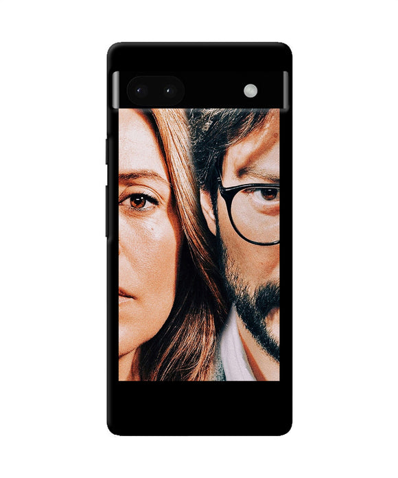 Money Heist Professor With Rachel Google Pixel 6A Back Cover