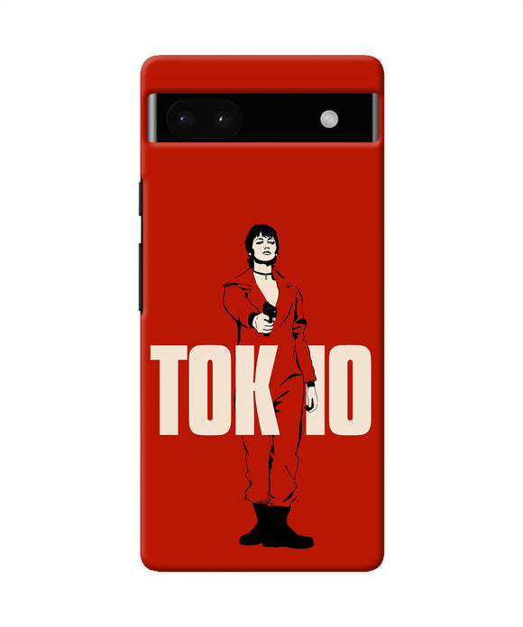 Money Heist Tokyo With Gun Google Pixel 6A Back Cover