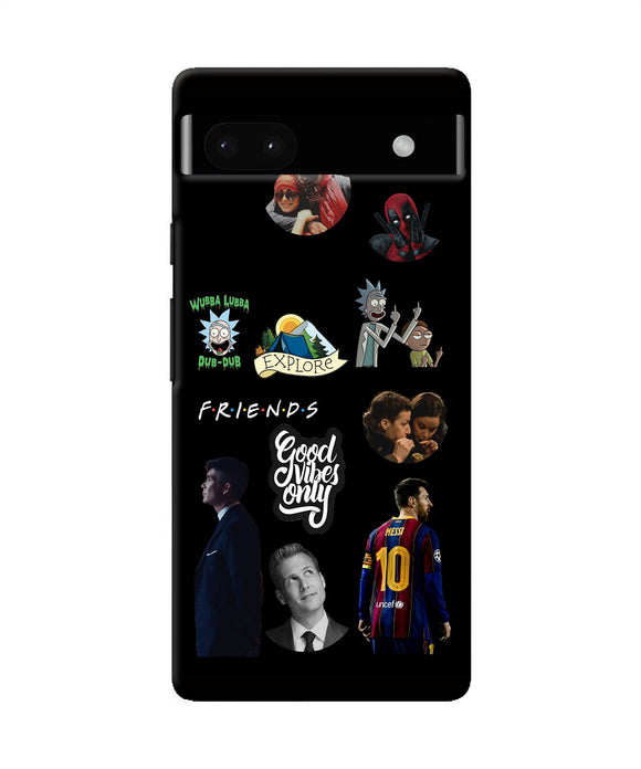 Positive Characters Google Pixel 6A Back Cover