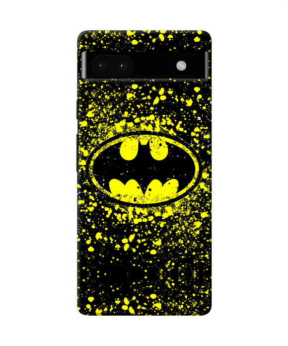 Batman last knight print yellow Google Pixel 6A Back Cover