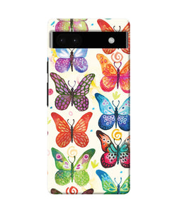 Abstract butterfly print Google Pixel 6A Back Cover