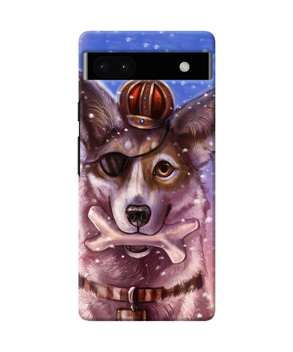 Pirate wolf Google Pixel 6A Back Cover