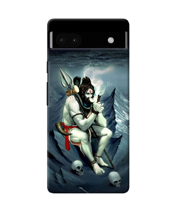 Lord shiva chillum Google Pixel 6A Back Cover
