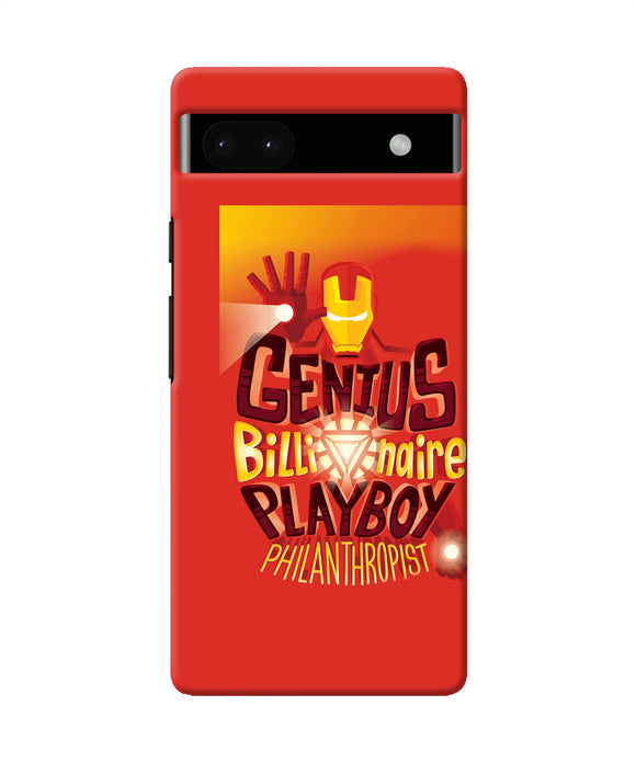 Ironman quote Google Pixel 6A Back Cover