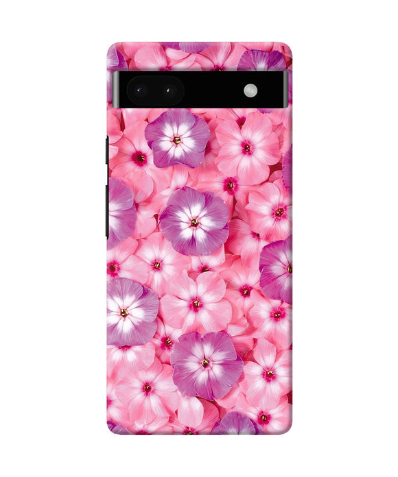 Natural pink flower Google Pixel 6A Back Cover