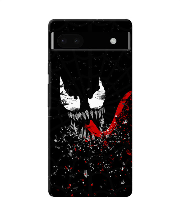 Venom black poster Google Pixel 6A Back Cover