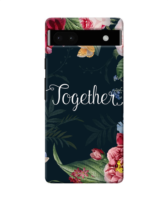 Together flower Google Pixel 6A Back Cover