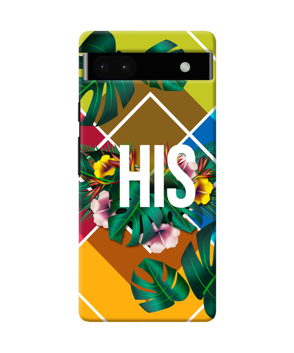 His her one Google Pixel 6A Back Cover