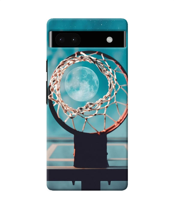 Basket ball moon Google Pixel 6A Back Cover