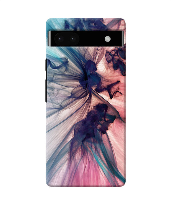 Abstract black smoke Google Pixel 6A Back Cover