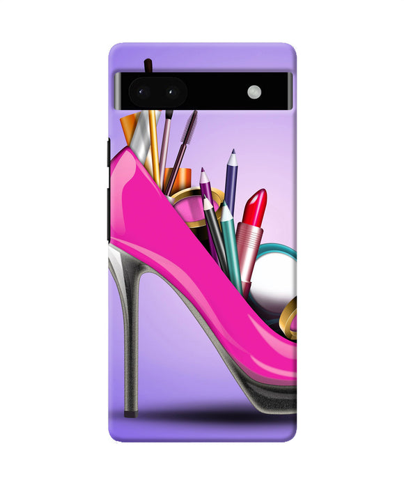 Makeup heel shoe Google Pixel 6A Back Cover
