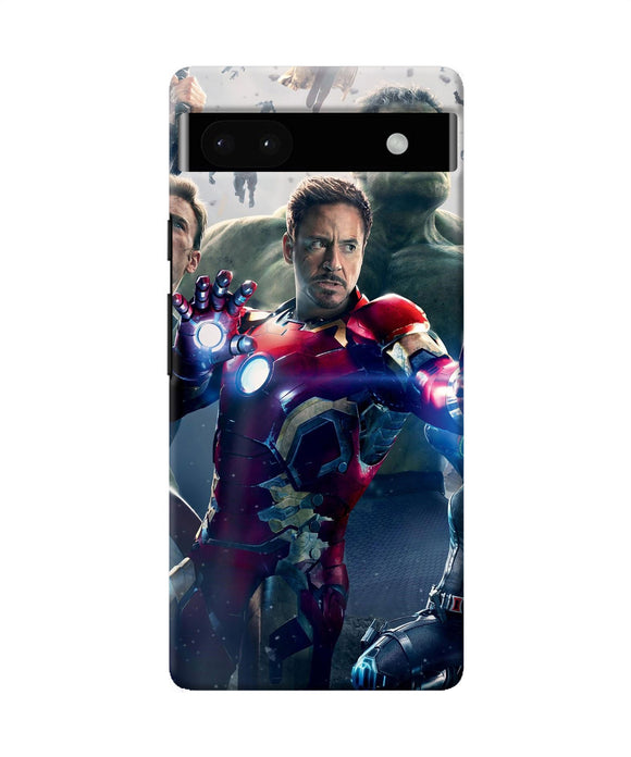 Avengers space poster Google Pixel 6A Back Cover