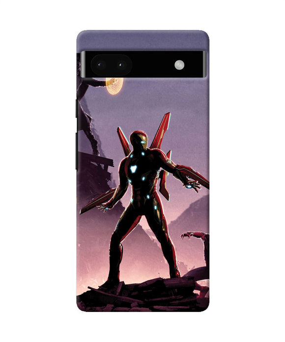 Ironman on planet Google Pixel 6A Back Cover