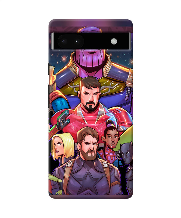 Avengers animate Google Pixel 6A Back Cover