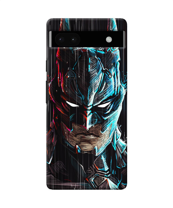 Batman face Google Pixel 6A Back Cover