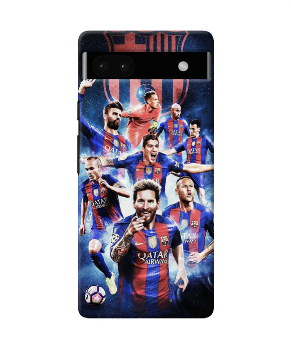 Messi FCB team Google Pixel 6A Back Cover