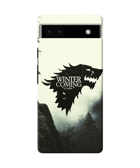 Winter coming stark Google Pixel 6A Back Cover