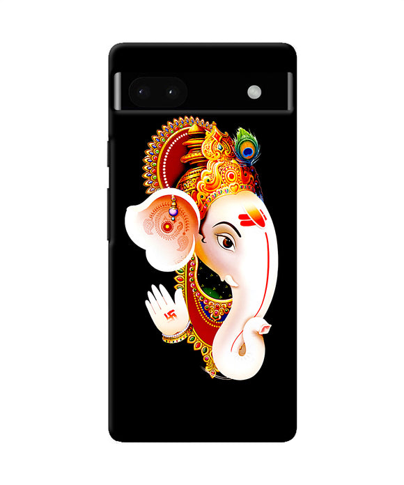 Lord ganesh face Google Pixel 6A Back Cover