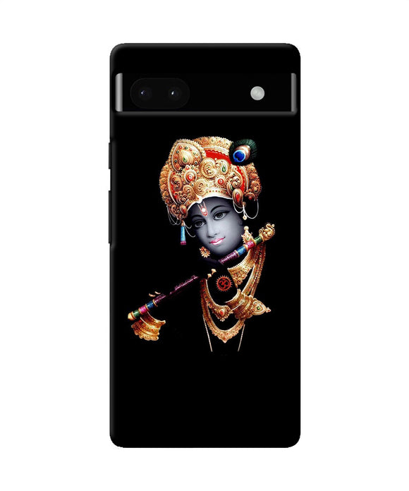 Lord krishna with fluet Google Pixel 6A Back Cover