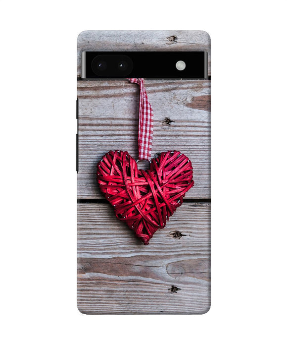 Lace heart Google Pixel 6A Back Cover