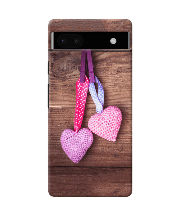 Two gift hearts Google Pixel 6A Back Cover
