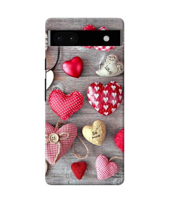 Heart gifts Google Pixel 6A Back Cover