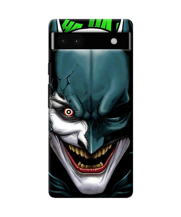 Batman joker smile Google Pixel 6A Back Cover