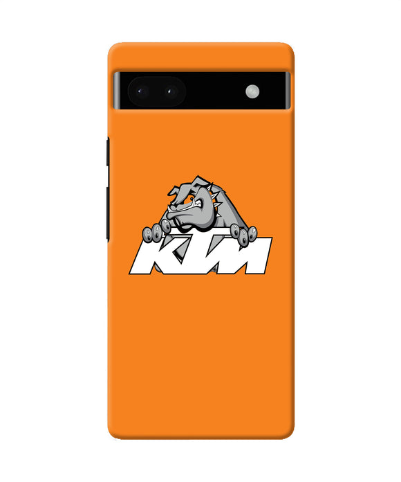 KTM dog logo Google Pixel 6A Back Cover