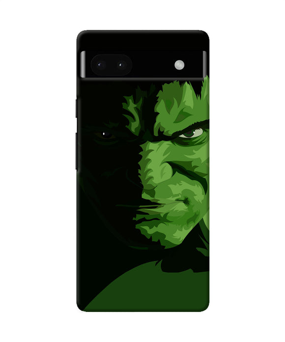 Hulk green painting Google Pixel 6A Back Cover